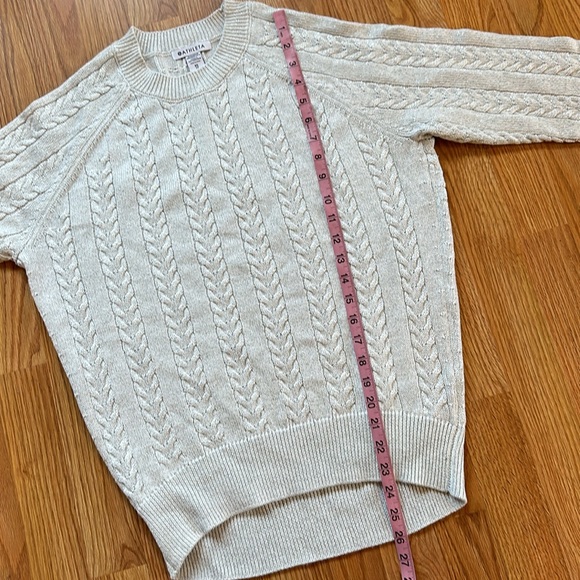 Athleta Crossroads crewneck metallic sweater XS - Picture 12 of 12